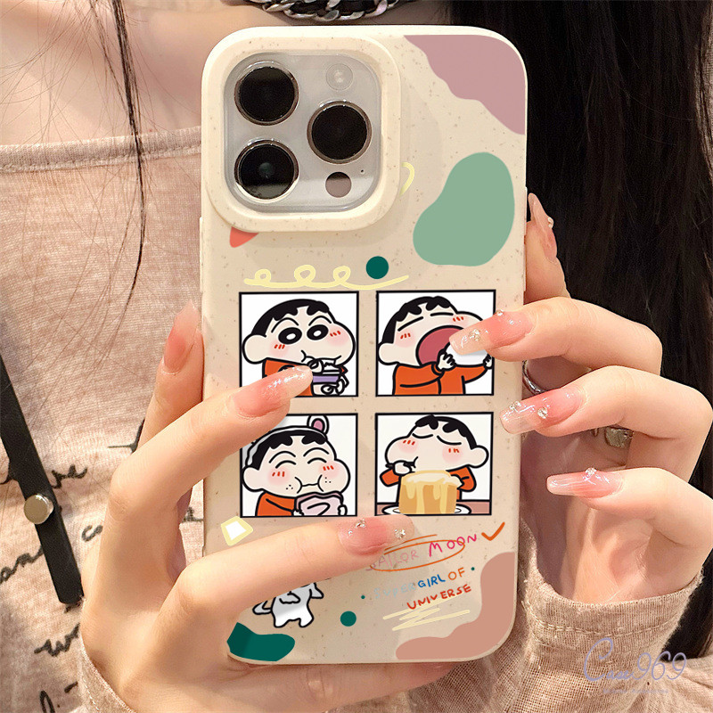 เคส Redmi 13C 12 12C 9C NFC A1 10C 9T 9A 10 10A Note 12 13 10 Pro 8 11 12 13 POCO M3 M6 Pro X5 เคส ชินจังอ่อนโยนเคส
