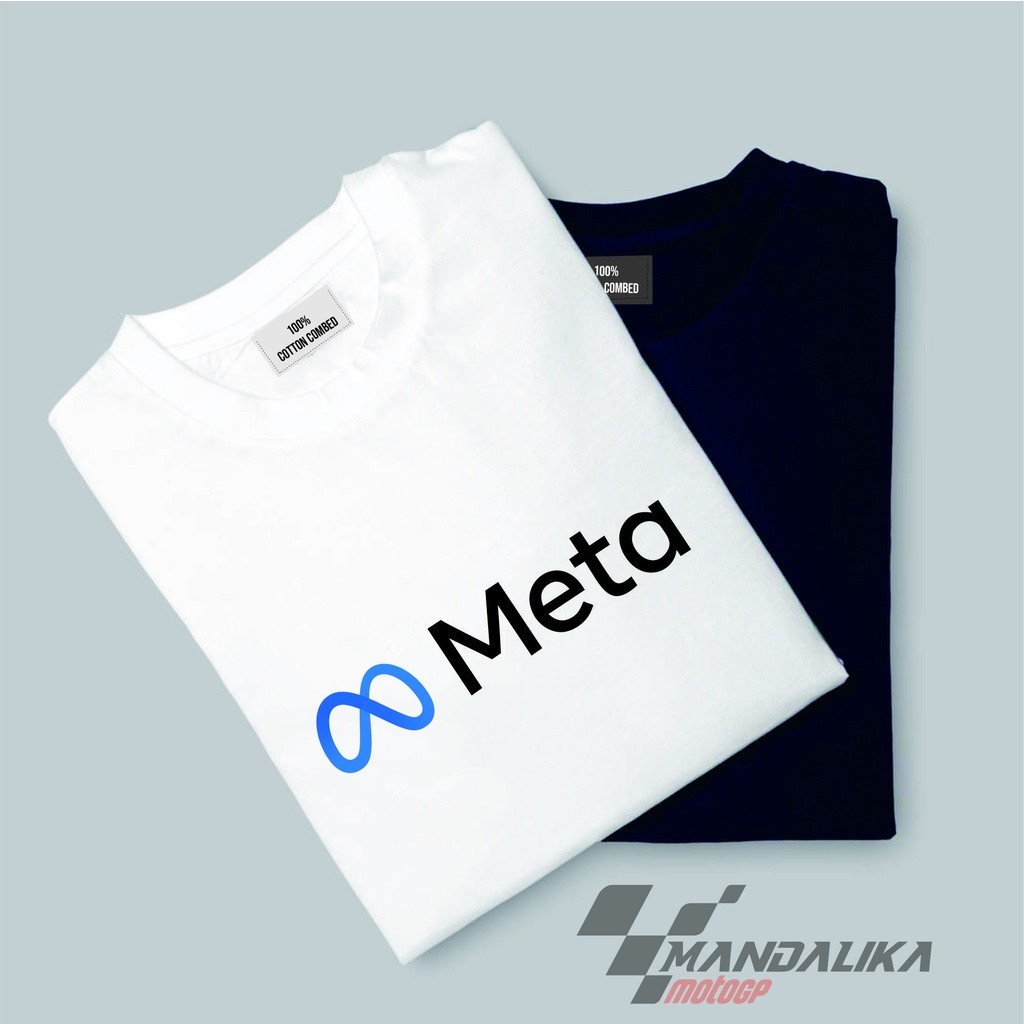 ปกติ🔥 เสื้อยืดคอกลมเสื้อยืด พิมพ์ลาย meta facebook fb กําหนดเองS-5XL 🔥✨🔥