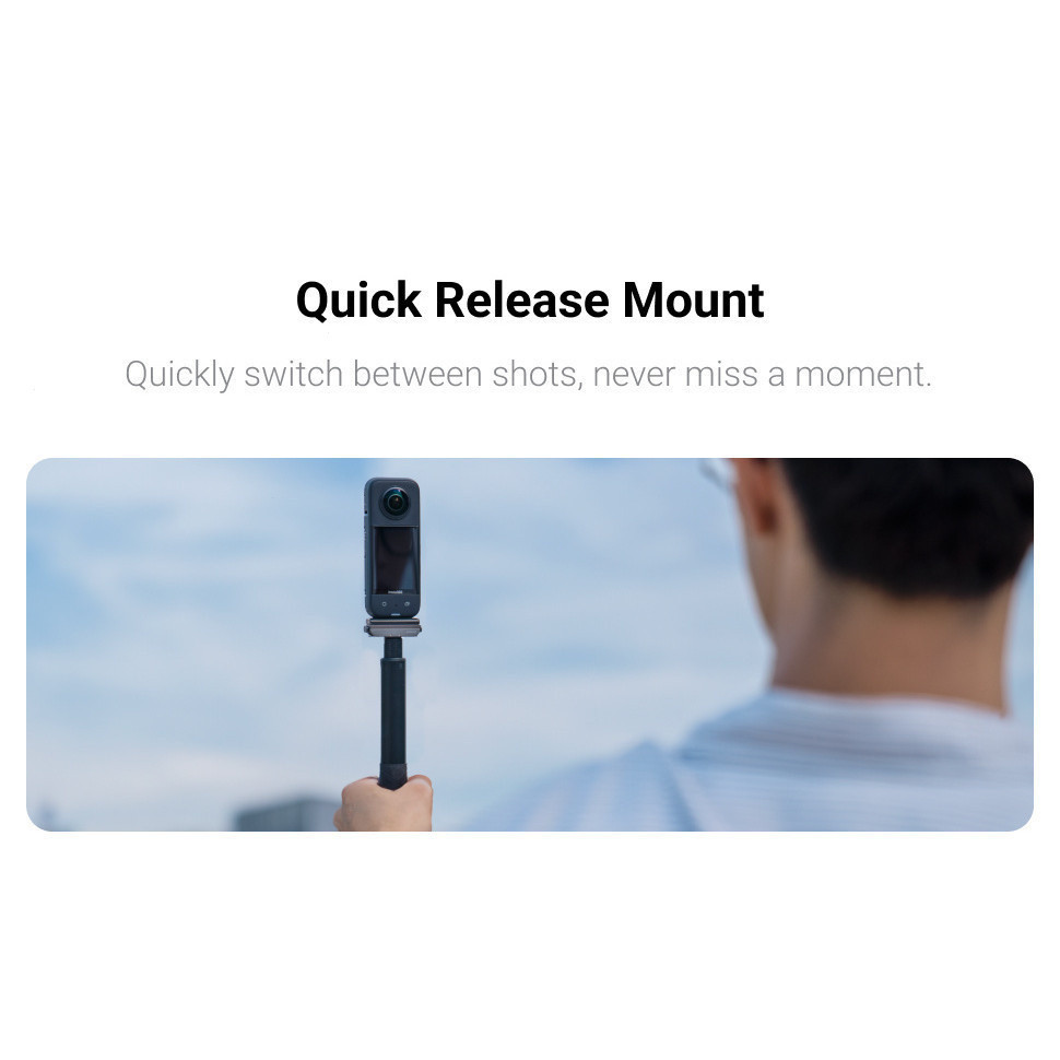 Insta360 Quick Release Mount for X4/Ace pro2/Ace/ X3/One RS/One R/One X2