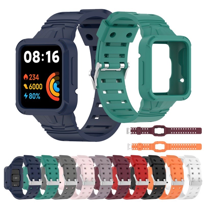 สายซิลิโคนทดแทนสําหรับ Xiaomi MI watch lite / Redmi watch/Xiaomi MI watch lite 2/Redmi watch 2/Redmi