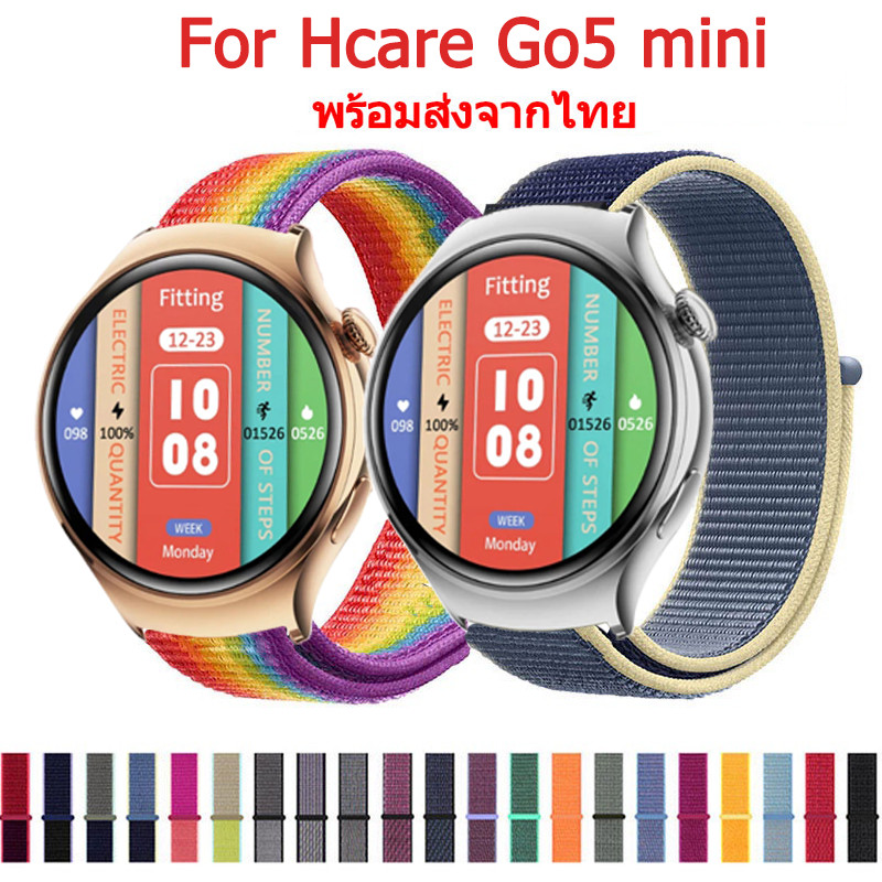 สายนาฬิกาไนล่อน สําหรับ Mibro Hcare Go5 mini เส้น nylon strap
