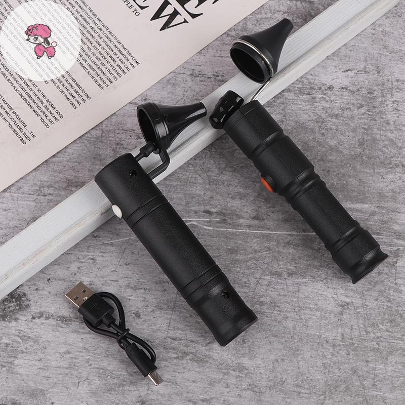 Grl Ear Pick LED โคมไฟมือ Earwax Remover โคมไฟ Earpick จมูกขี้ผึ้งทําความสะอาด Tweezer Otoscope มือถือไฟฉายเครื่องมือ TH - รูปที่ 4
