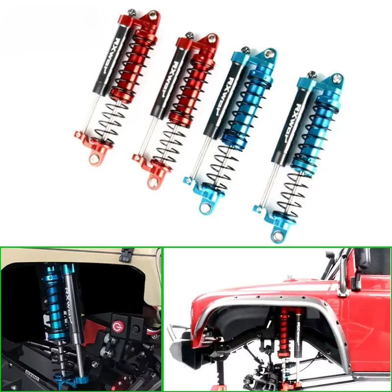 4pcs กระบอกไฮดรอลิกโช้คอัพ suspension สําหรับ 1/10 RC Crawler รถ TRX4 TRX6 G63 AXIAL SCX10 AX103007