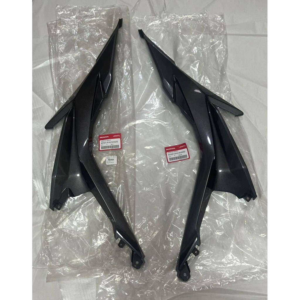 แฟริ่งตวักลาง ซ้าย ขวา B รถสีน้ำเงิน CBR150R ปี 2017-2019  อะไหล่แท้ 64321-K45-N40ZG 64421-K45-N40ZG