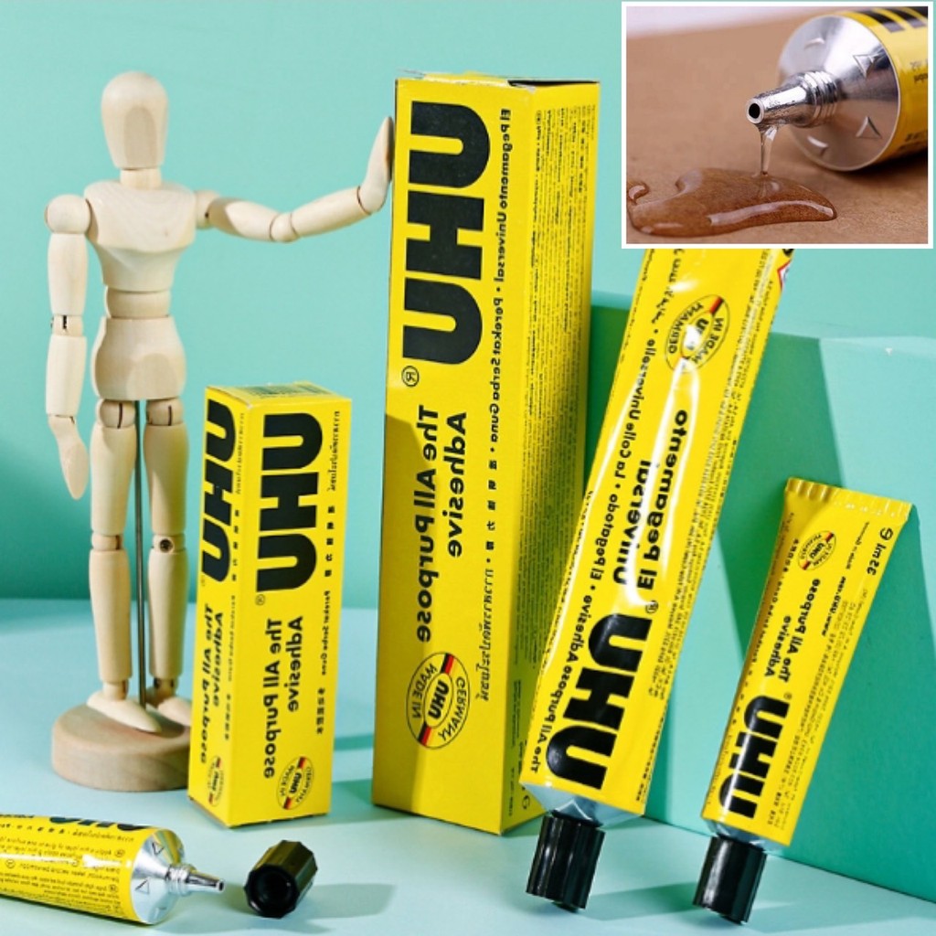 ⚡ กาว UHU กาวใส glue ยึดติด ซ่อม DIY งานฝีมือ ซ่อมรองเท้า อเนกประสงค์ สารพัดประโยชน์ รุ่นอัพเกรด เพิ่มความเหนียวแน่น ⚡