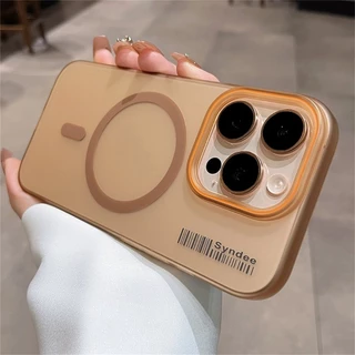 สําหรับ Realme 15 14 Pro Plus 14 Pro+ 15T GT 7T 7 Pro P3 Pro เคสโทรศัพท์แม่เหล็กเคลือบโปร่งแสงบางเฉียบกันกระแทกซิลิโคนแข็ง