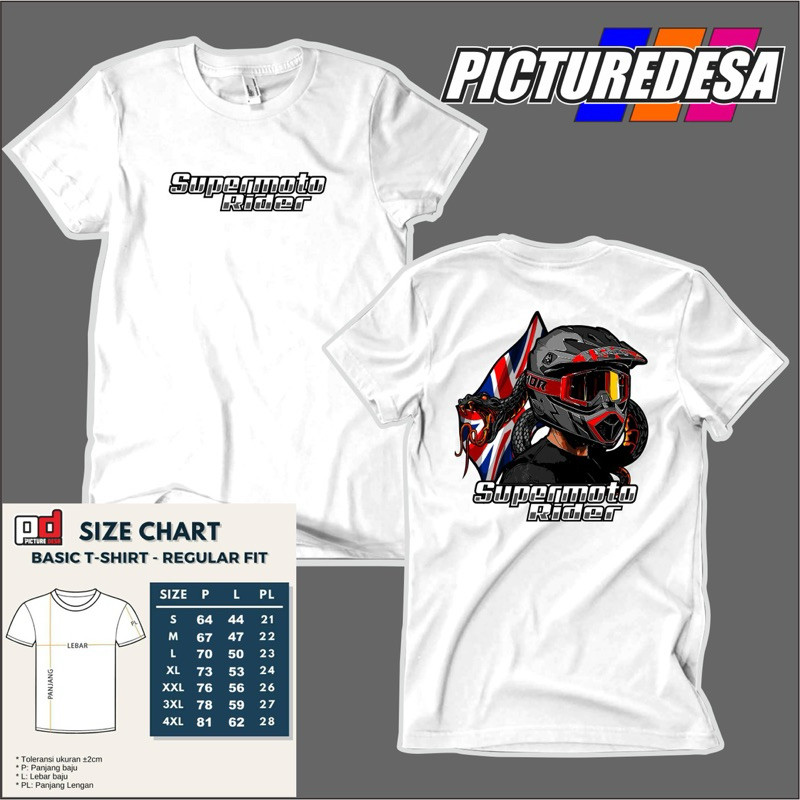 เสื้อยืด SUPERMOTO RIDER / เสื้อยืด supermoto ผู้ชายและผู้หญิง surex / supermoto