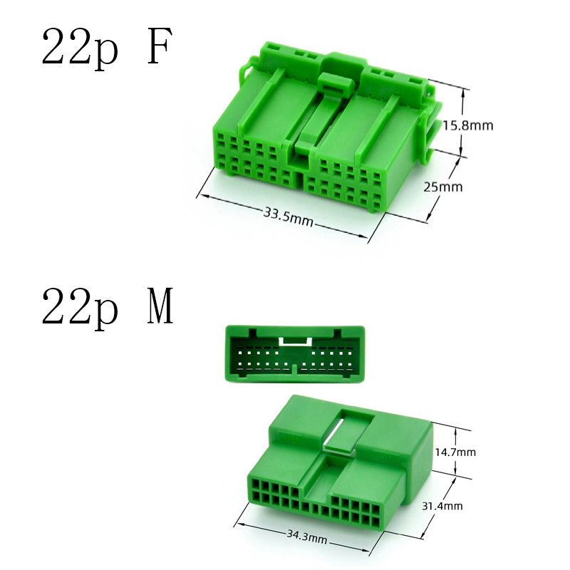 Il-ag5-22s-d3c1/il-ag5-22p-d3 ขั้วต่อสายเครื่องมือ DJ7221A-0.6-11/21 รวมขั้วต่อ