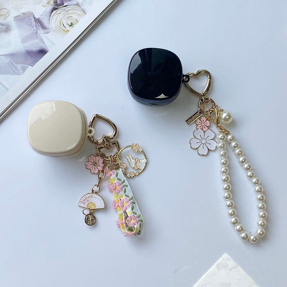 Cherry flower สําหรับ Samsung Galaxy buds FE / buds 2 pro /live กรณีหูฟังสําหรับ galaxy buds live Si