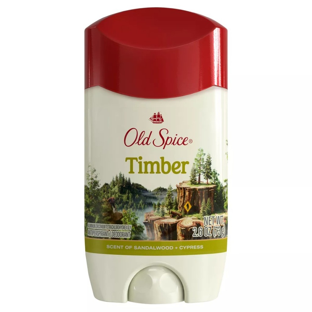Old Spice Timber With Sandalwood Antiperspirant 73g. โรลออนระงับกลิ่นกาย