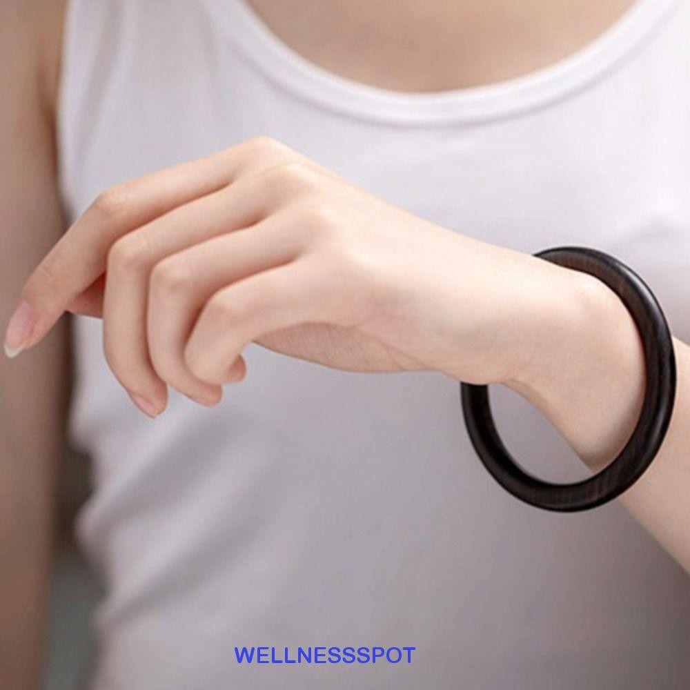 Wellnessspot กําไลไม้จันทน์ธรรมชาติ,กําไลข้อมือไม้คลาสสิกเรียบง่าย,การออกแบบชนกลุ่มน้อยหรูหราวินเทจสไตล์ชาติพันธุ์กําไลข้อมือปาร์ตี้