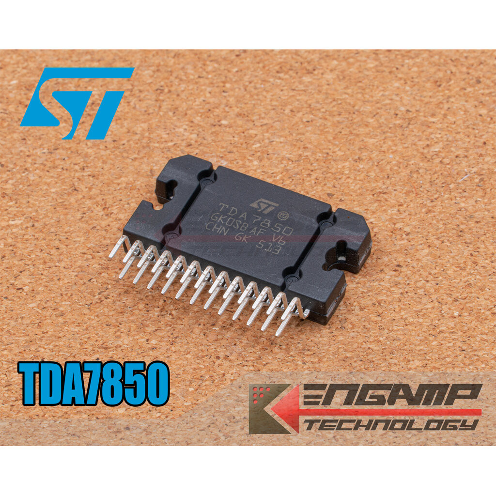 (1ตัว) [IC] TDA7850 ST 4x50W MOSFET quad bridge power amplifier