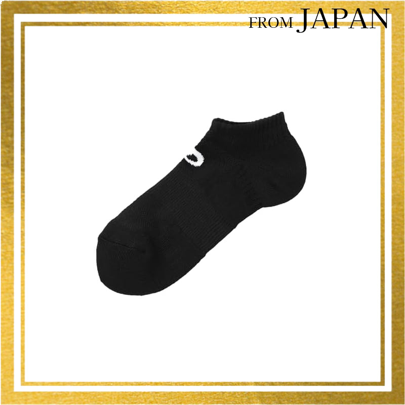 Phiten Sports Socks, Ankle Length, Set of 2, Unisex, with Arch Support, Breathable Mesh Structure, S