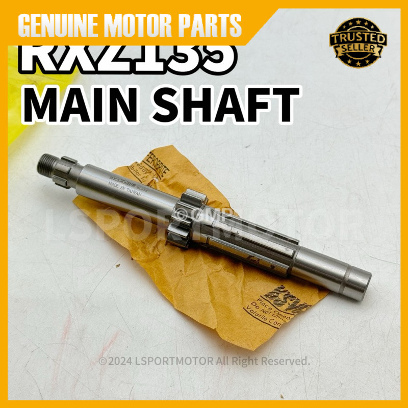YAMAHA RXZ135 MAIN SHAFT-12T (TW) 55K-17411-00 GEARBOX GEAR BOX SHAFT TRANS INPUT RXZ 135