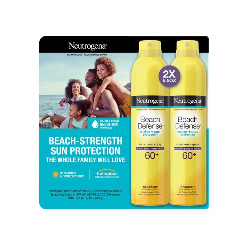 สเปรย์กันแดด Neutrogena Sunscreen spf60ครีมกันแดดป้องกันรังสียูวี