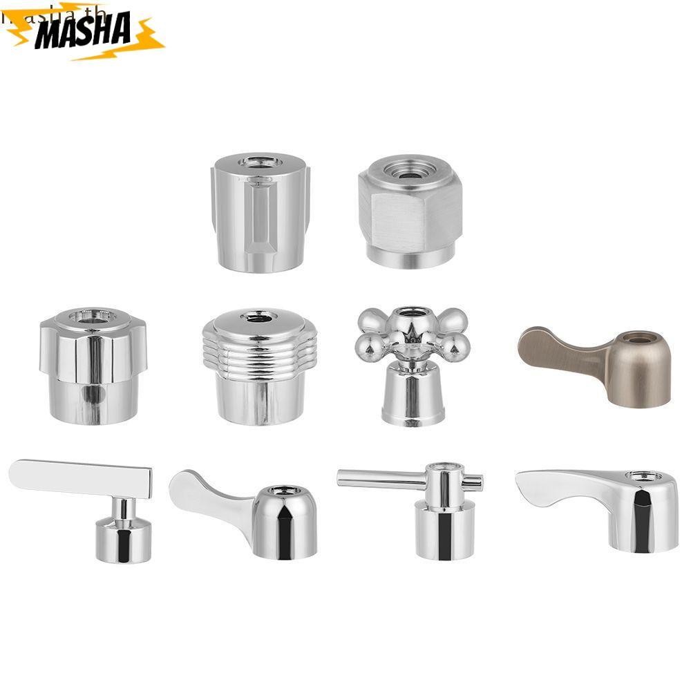 1 ชิ้นก๊อกน้ําจับอุปกรณ์ห้องน้ําอย่างรวดเร็วเปิดวาล์วแกน Handwheel ขนาดเล็ก Spout