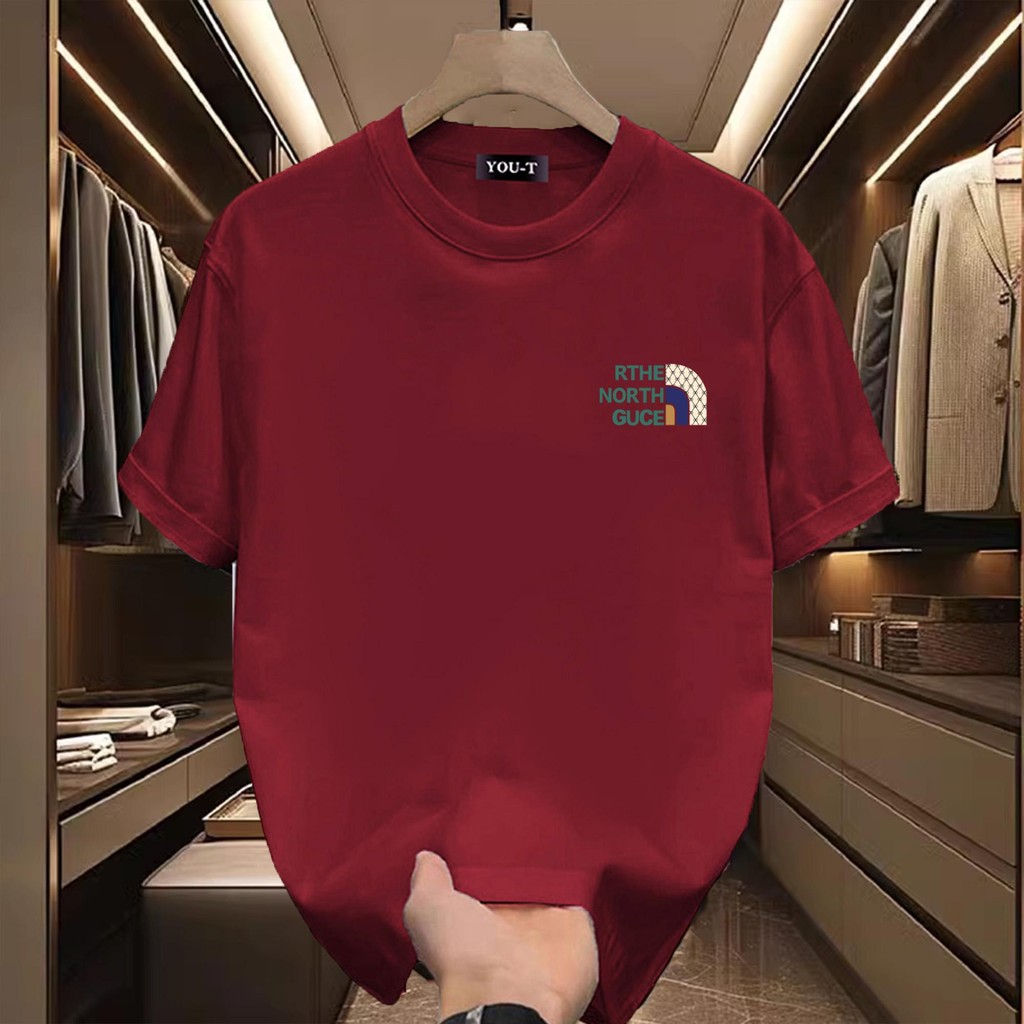 UT shop🔥 เสื้อยืดOversize"RTHE NORTH"เสื้้อ ผู้ชาย tshirt cotton100%แฟชั่น Luffy เสื้อยืดชาย สไตล์เก