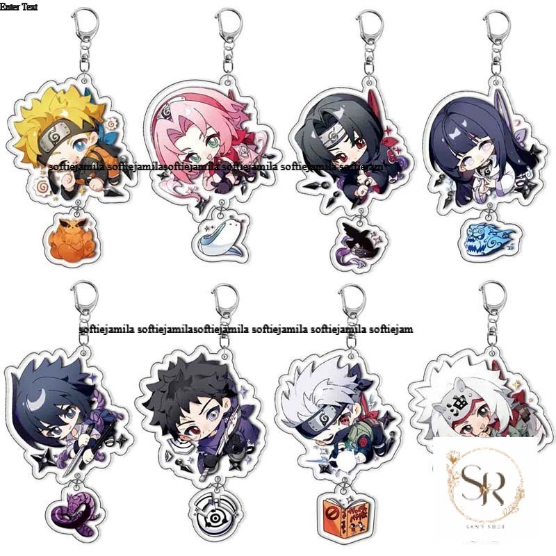 Naruto Uzumaki Naruto Sasuke Sasuke พวงกุญแจอะคริลิค