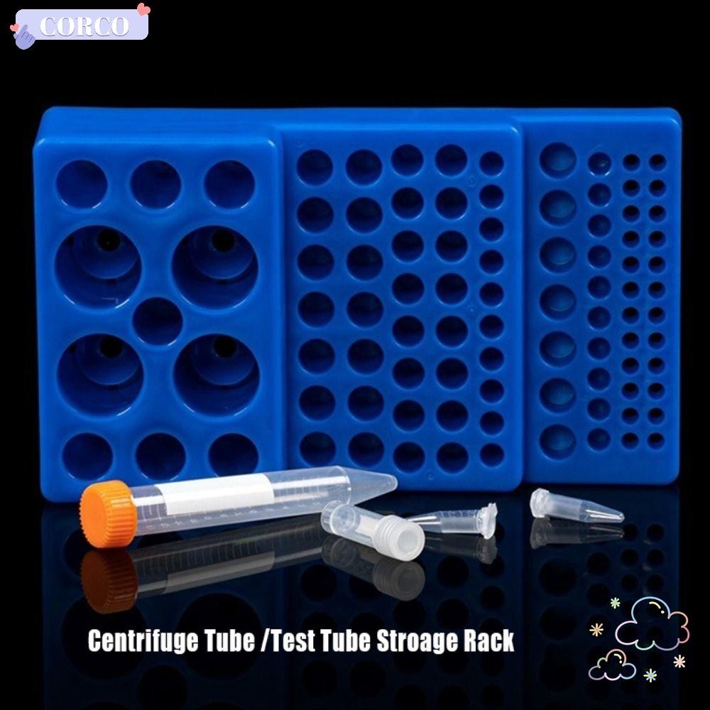 CORCO Centrifuge Tube Rack, 0.2/0.5/1.5/2/5/10/15/50Ml พลาสติกผู้ถือหลอดทดลอง, Simple Stepped มัลติฟังก์ชั่น PCR Cryovial หลอดขาตั้งจอแสดงผลห้องปฏิบัติการอุปกรณ์