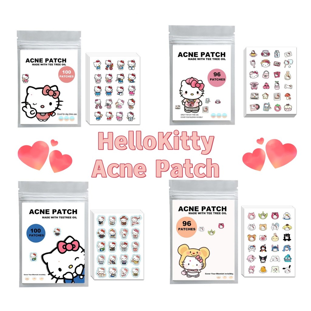 การ์ตูน Series สิว Pimples Patch PE HelloKitty สิวครอบคลุม Patch 20 ชิ้น/100 ชิ้น