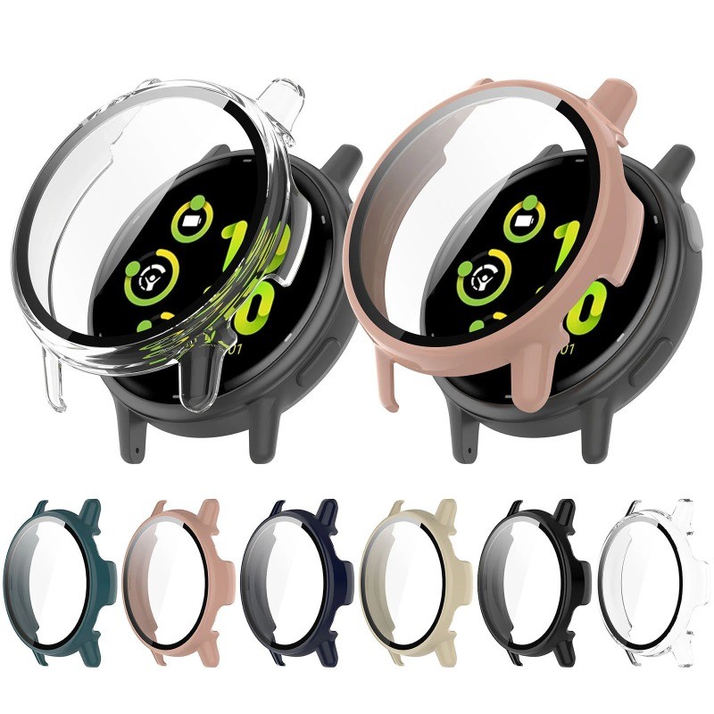 Garmin Vivoactive5 2 in 1 Full Cover Hard PC กระจกนิรภัยสมาร์ทนาฬิกาสําหรับ Garmin Vivoactive 5 กันกระแทก Anti Scratch นาฬิกากันชนป้องกันหน้าจอ