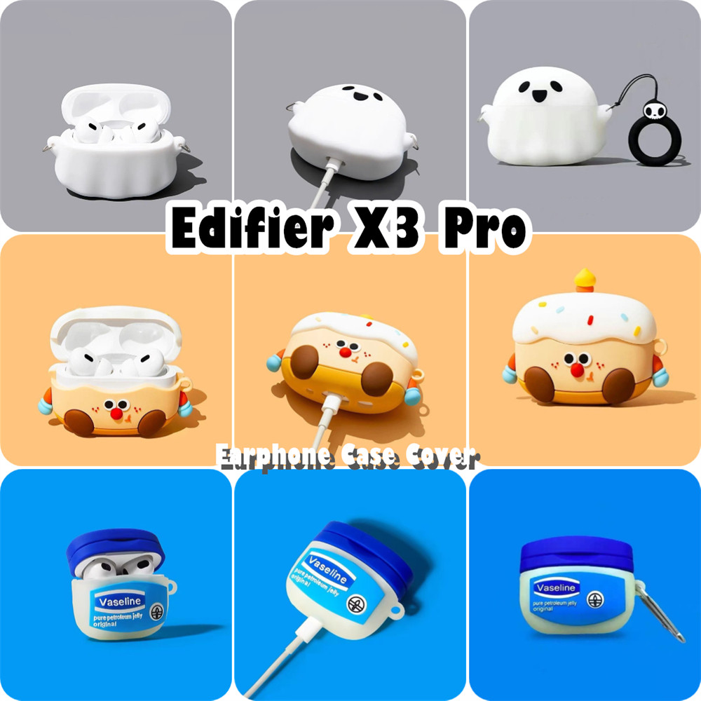 imamura สําหรับ Edifier X3 Pro Case การ์ตูนสร้างสรรค์ซิลิโคนอ่อนนุ่มหูฟังกรณีปลอกฝาครอบ