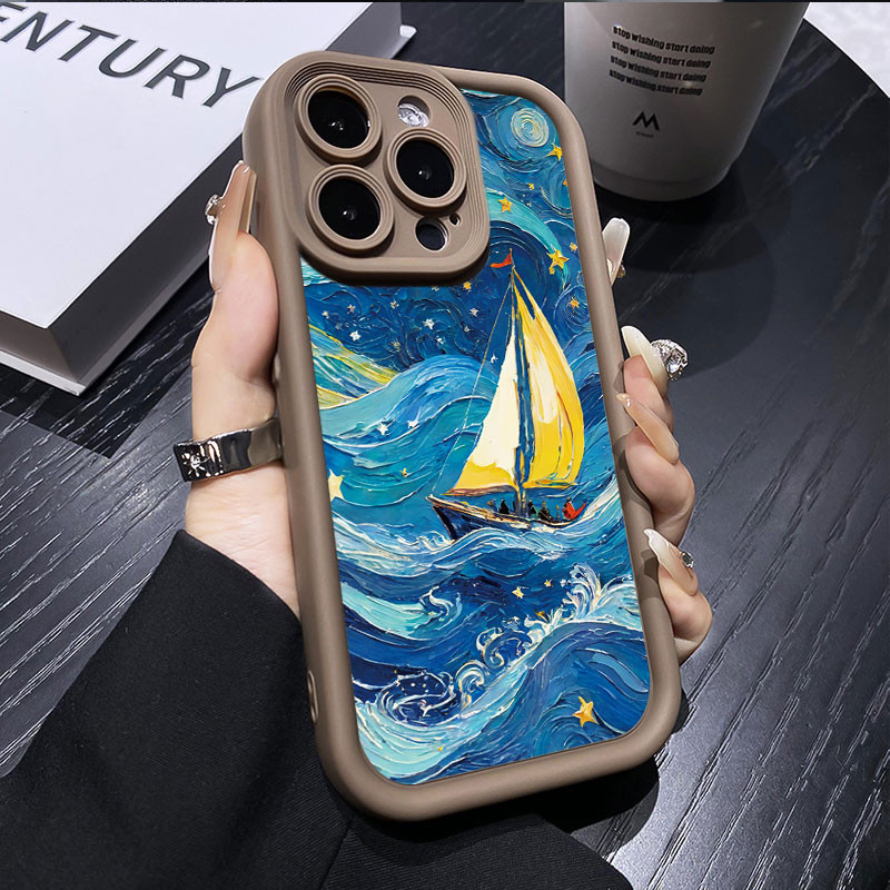 ภาพวาดสีน้ํามันสไตล์เคสโทรศัพท์สําหรับ Tecno Pova 5 Pro 6 Pro Pova 6 Neo 4G 5G กันกระแทกซิลิโคนกรณี 