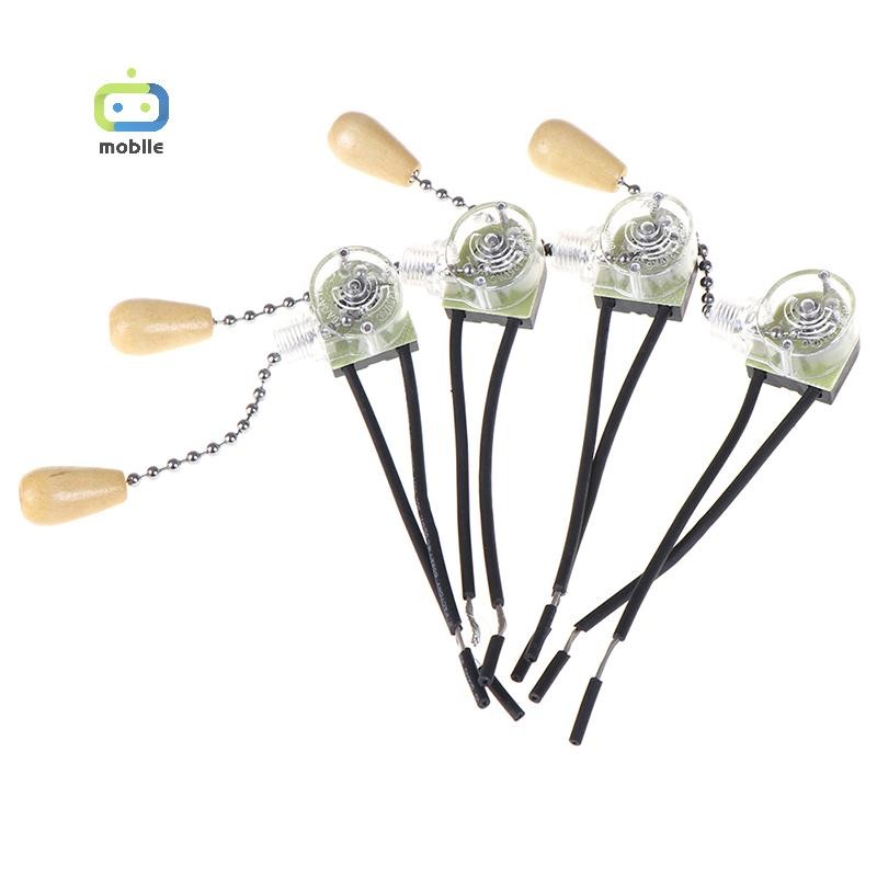 [อาจดี] โคมไฟติดผนัง 4 ชิ้นดึงโคมไฟพัดลมเพดานบ้านโซ่ดึงสากล 
{TH}