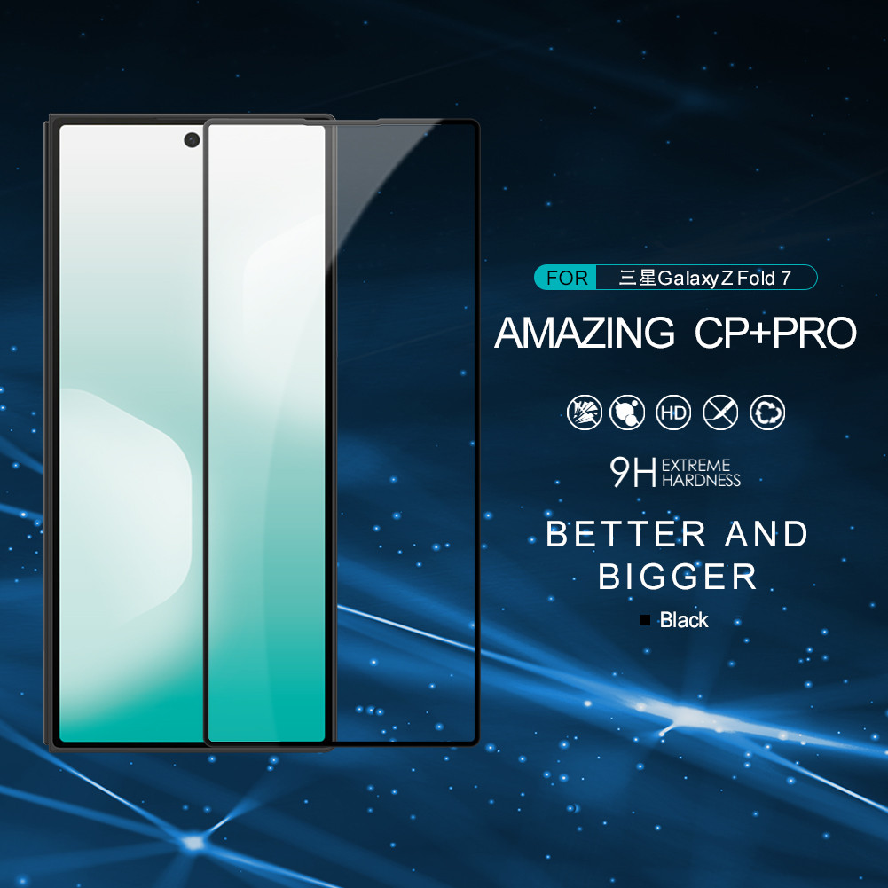 3 ชิ้นสําหรับ Samsung Galaxy Z พับ 7 5G CP + PRO กระจกนิรภัย 9H Anti ระเบิดป้องกันหน้าจอสําหรับ z พั