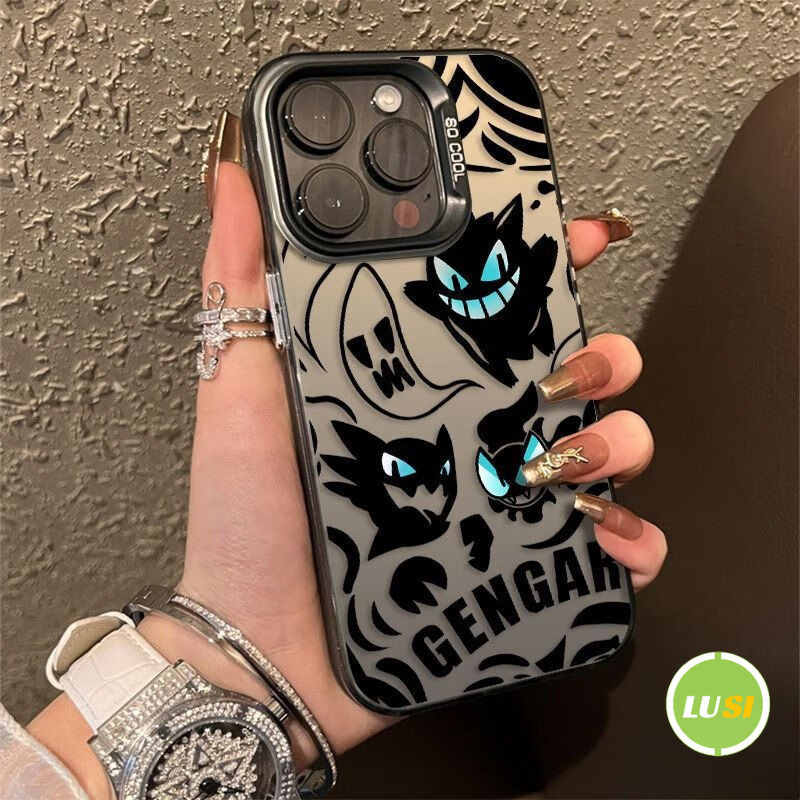 เคสโทรศัพท์มือถือ Gengar ใหม่สุดเก๋และทันสมัย ไอโฟน11 For iPhone12 13 14 15 16 Pro MAX X XS XR XS 6 7 8Plus เคสโทรศัพท์