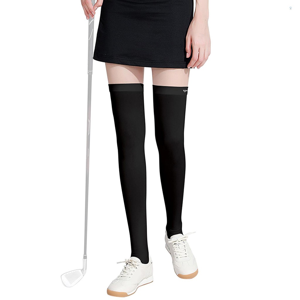 ถุงเท้า 1 คู่ขาแขนผู้หญิง Icy ถุงเท้าขา Sun Guard Cool Golfing ถุงน่อง
