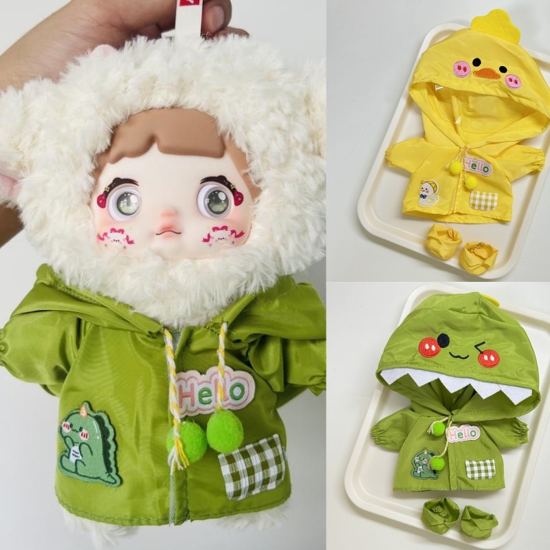 ตุ๊กตาเสื้อผ้าสําหรับ โนมิ/20เซนติเมตรผ้าฝ้ายตุ๊กตาแฟชั่นกลางแจ้งเสื้อกันฝนชุดแต่งตัวตุ๊กตาอุปกรณ์เสริม