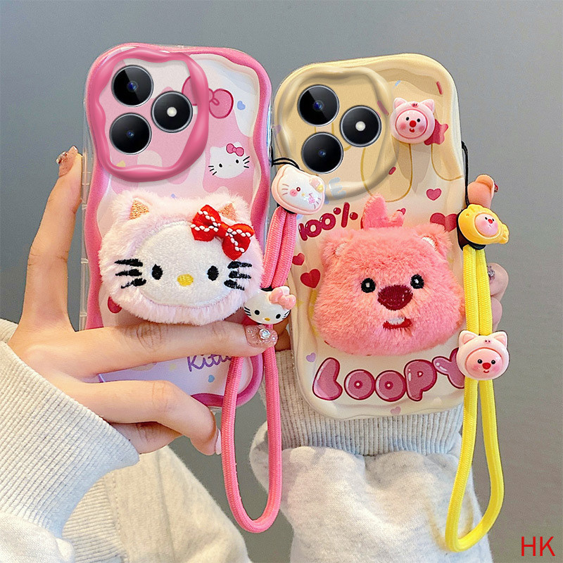 CasingComic ของเล่นตุ๊กตาการ์ตูน Realme C53 Realme C51 การ์ตูน TPUSoft ซิลิโคนเคสโทรศัพท์ PQGGZ22