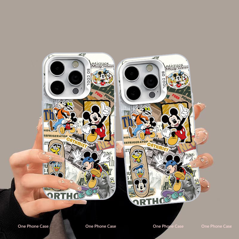 เข้ากันได้กับ iPhone16 Pro Max iPhone 15 Pro Max iPhone 13 iPhone11 X XS XR 7p8p เคสโทรศัพท์เคสนุ่มน่ารัก L-RLTH746CYK