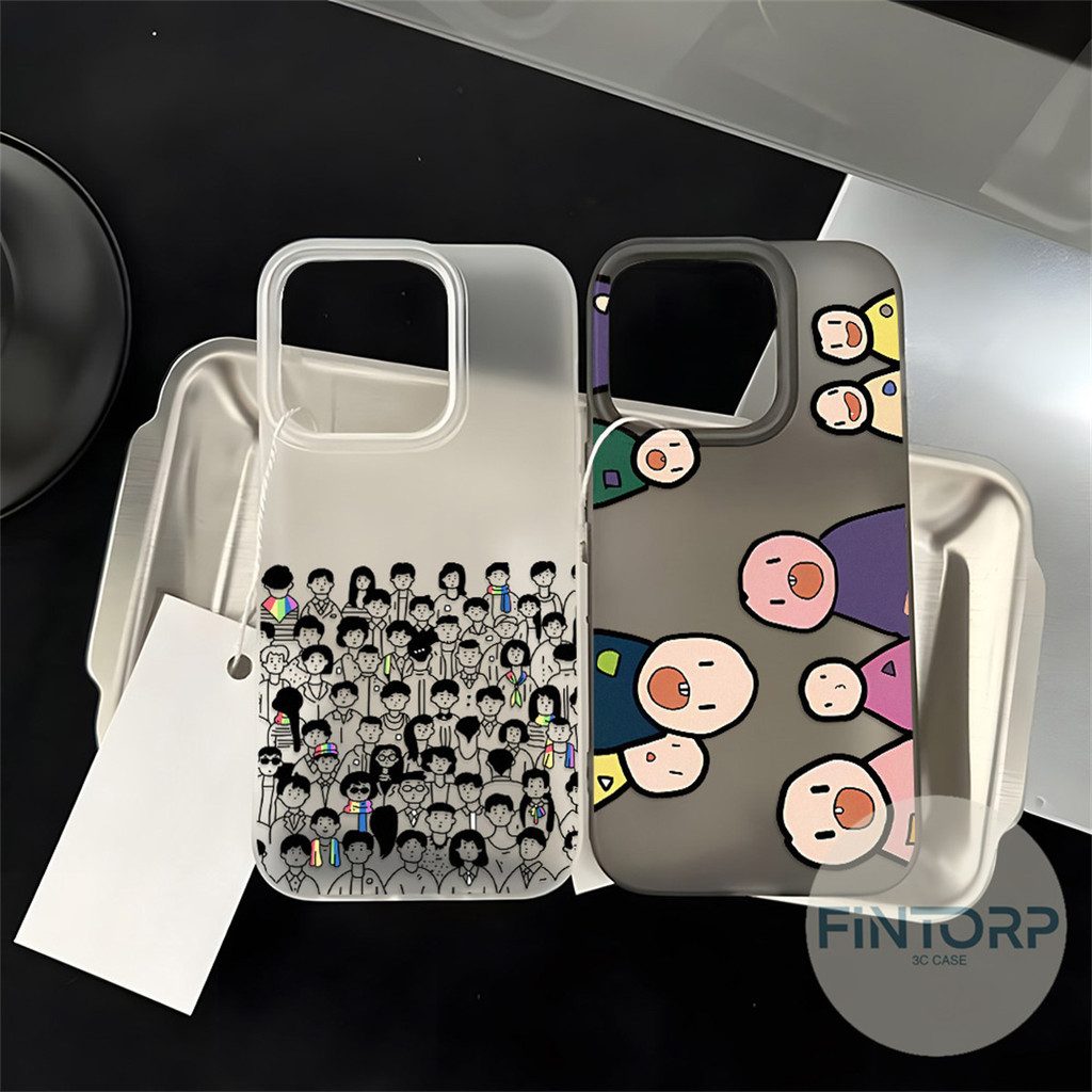 เคสโทรศัพท์ For IPhone 16 14 Pro Max 11 12 13 14 15 Pro Max 15 Plus เคสมือถือ TPUซิลิโคนเคลือบด้านแบบนิ่มกันกระแทก