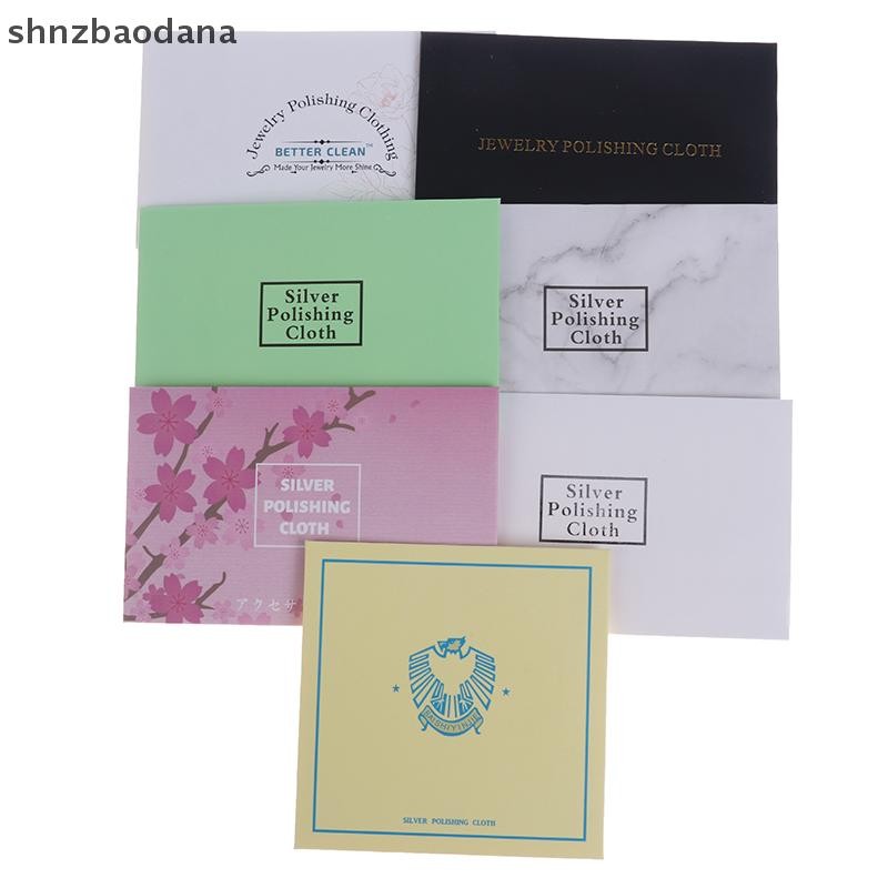[SHNZAA] 10 ชิ้นผ้าขัดเงินสําหรับ Ch สร้อยคอกําไลข้อมือเหมาะสําหรับเครื่องประดับเงิน FSSG