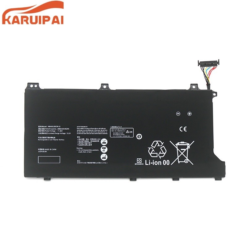✿แบตเตอรี่แล็ปท็อปสำหรับ Huawei MateBook, HB4692J5ECW-31, D15 winar, Boh-WAQ9RP, HNL-WFP9, wfq9,, 11