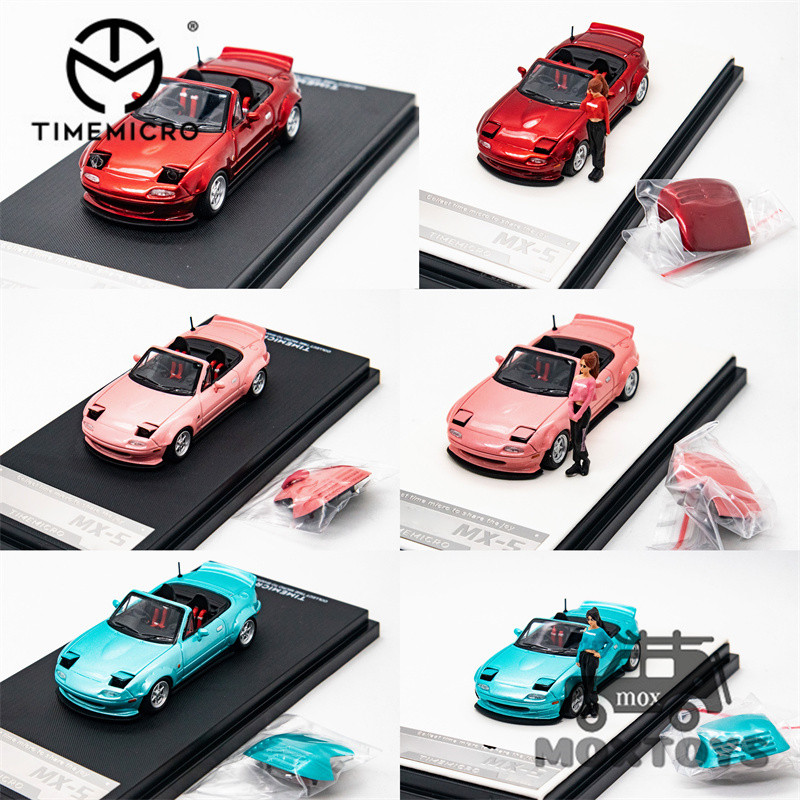 Time Micro 1:64 MX5 limited999 รถโมเดลDiecast