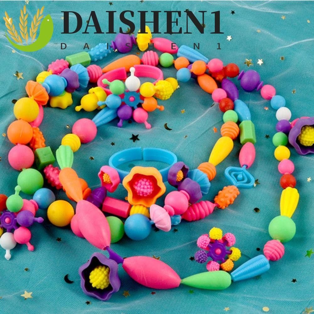 Daishen1 ลูกปัดป๊อป ขนาดใหญ่ หลากสี สําหรับทําเครื่องประดับ สร้อยข้อมือ DIY 200 ชิ้น