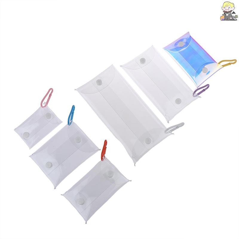 [CL] Mini Anime Doll Display Bag กระเป๋าใส่เหรียญใสพวงกุญแจจี้กระเป๋าสี่เหลี่ยม Organizer Key Lip หูฟังกระเป๋าเก็บ TH