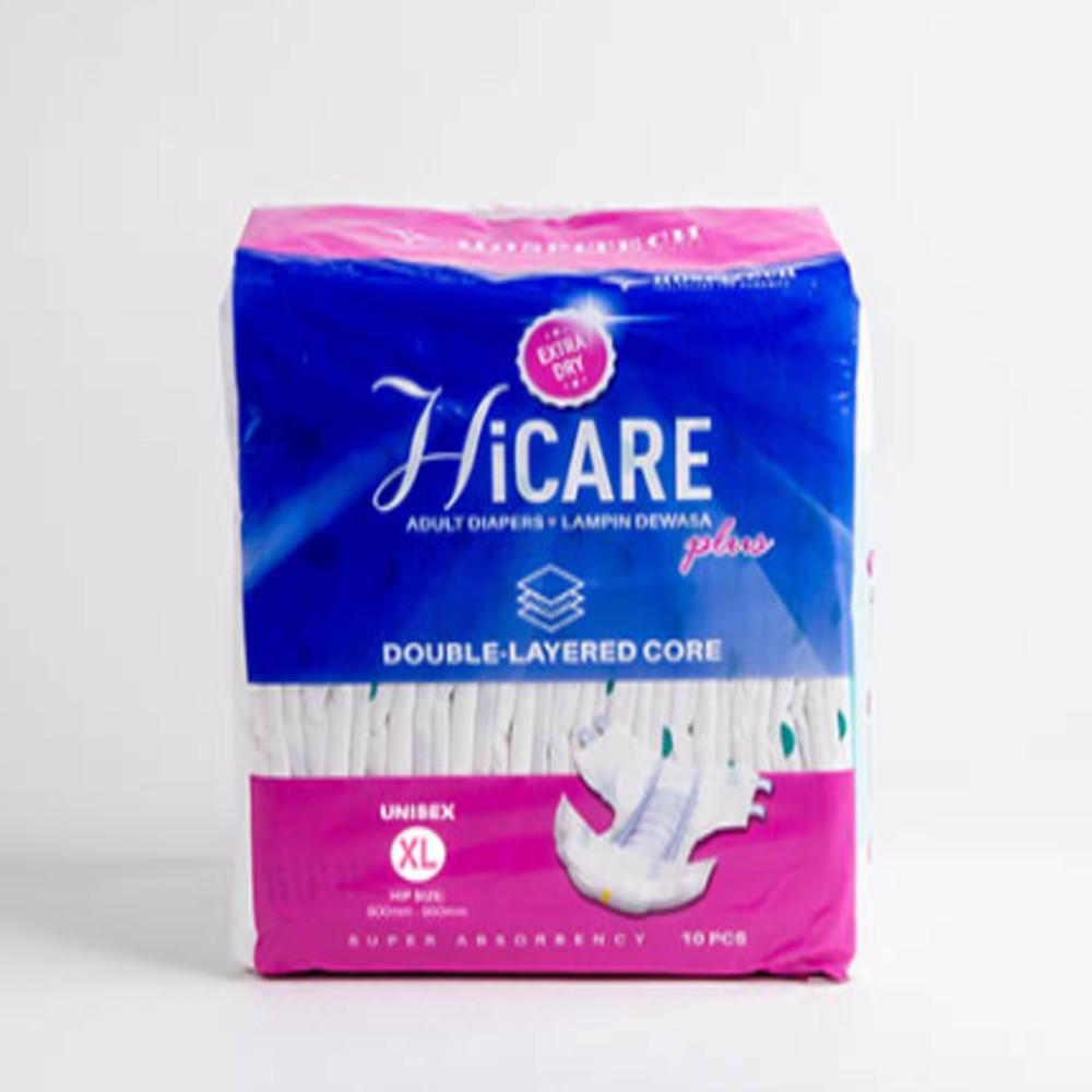 HICARE ADULT DIAPERS XL (10S-PKT)