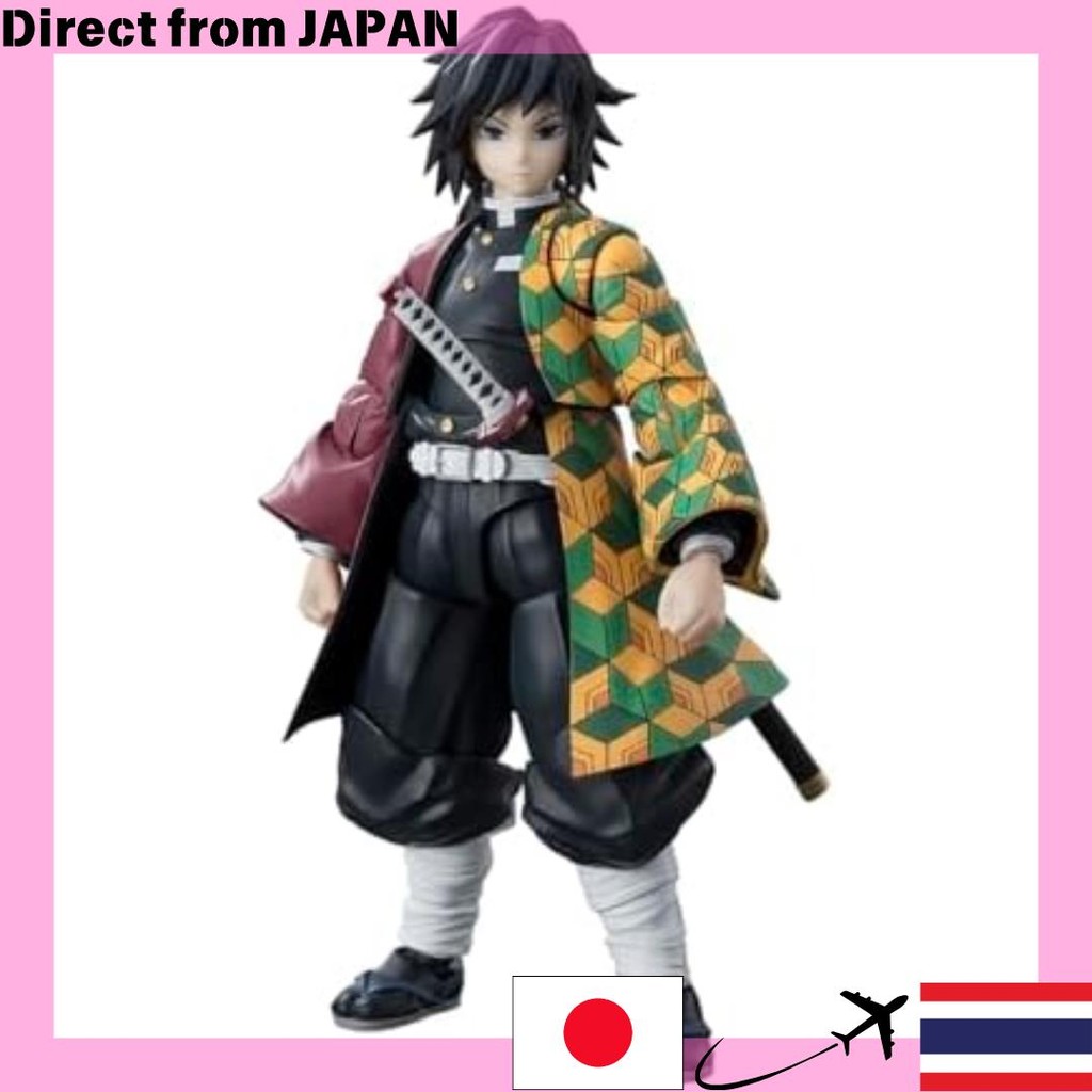 【Direct from Japan】S.H.Figuarts Demon Slayer: Kimetsu no Yaiba Giyu Tomioka ประมาณ 150 มม. PVC และ ABS ทาสีฟิกเกอร์ที่สามารถเคลื่อนย้ายได้
