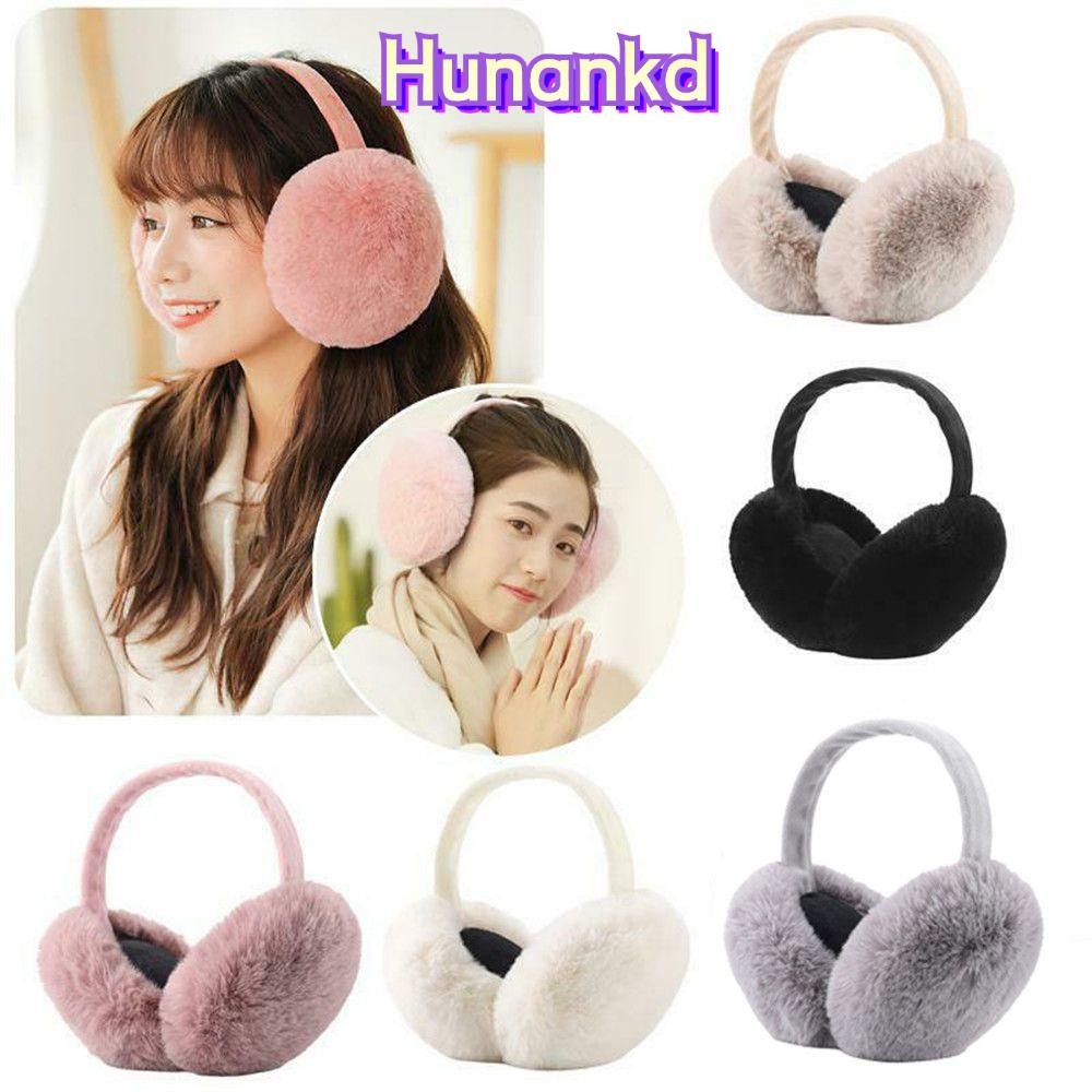 Huan ที่ปิดหูกันหนาวอุ่นผู้ชายผู้หญิงแฟชั่นลําลองป้องกันหู