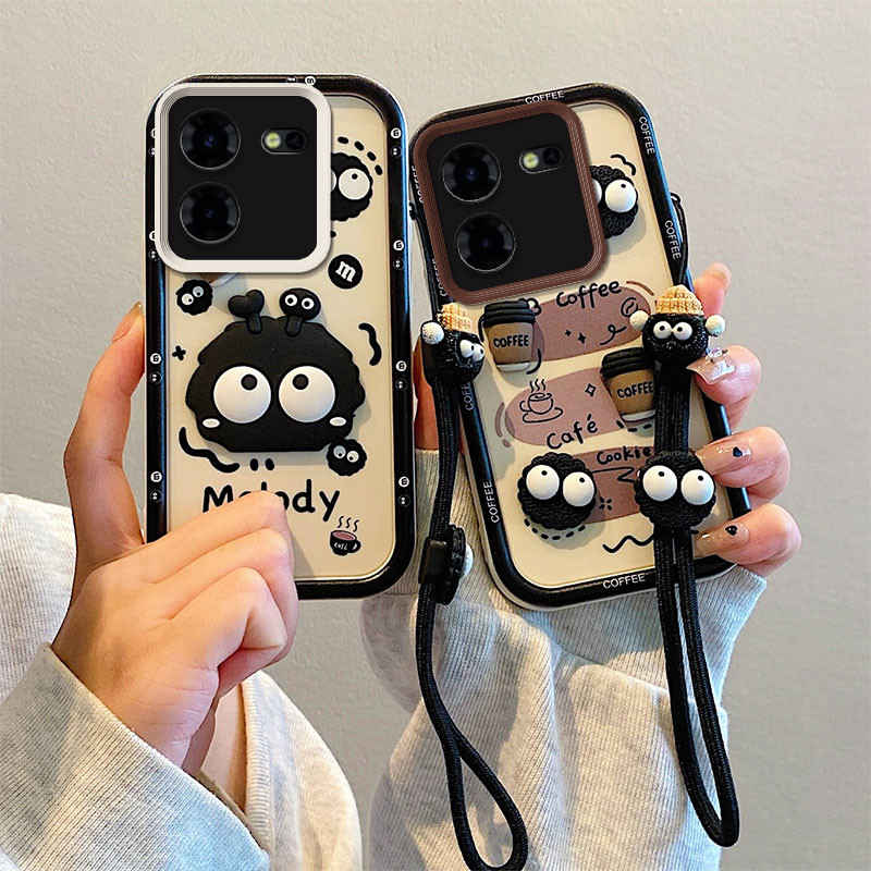 เคส Tecno Pova 5 Pova5 tpu ซิลิโคนแฟชั่นเชือกเส้นเล็กตุ๊กตาเคสโทรศัพท์ BSJGS
