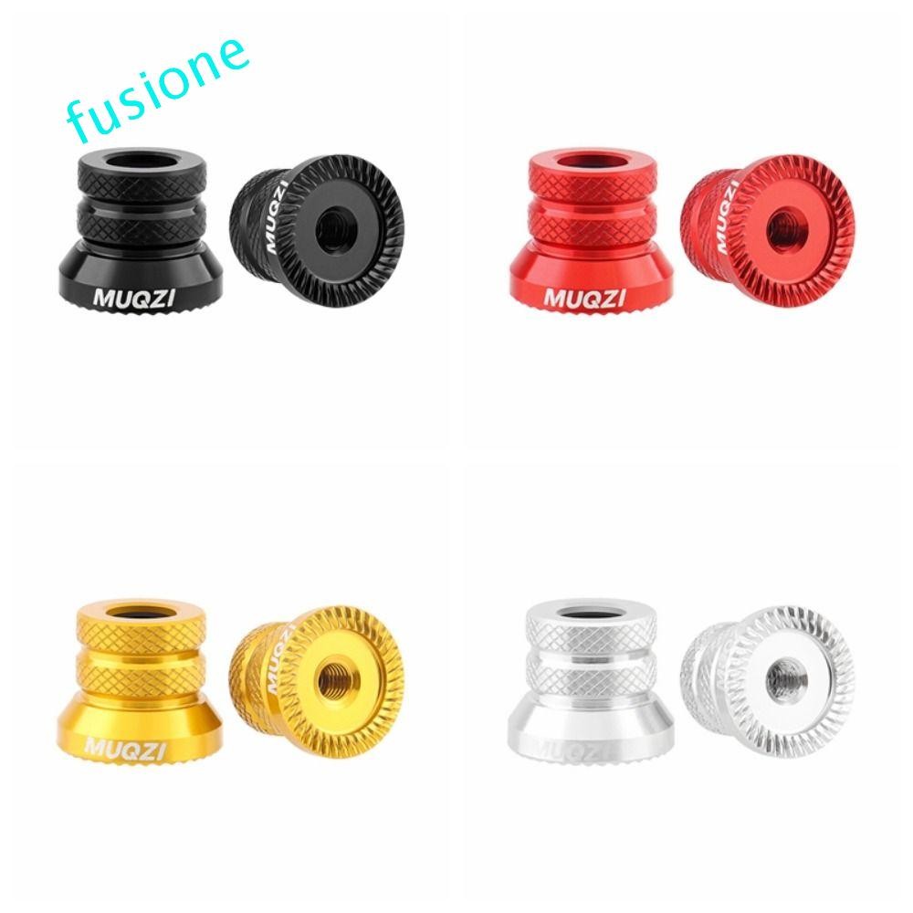 Fusionedge น็อตดุมล้อจักรยาน 1 คู่, อลูมิเนียมอัลลอยด์ความแข็งแรงสูงน็อตเพลาจักรยาน, กีฬากลางแจ้งน้ําหนักเบาเคลือบอโนไดซ์ ซีเอ็นซี มิลลิ่งปลดเร็วคันโยกอ่อนนุชฮับขี่เครื่องมื
