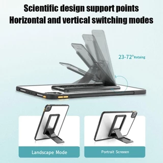 Tracyilloian E-Reader Bracket, ขาตั้งแท็บเล็ตเดสก์ท็อปแบบพับได้แบบพกพา, ขาตั้งปรับมุมที่มั่นคง ABS ที่สร้างสรรค์สําหรับ Universal