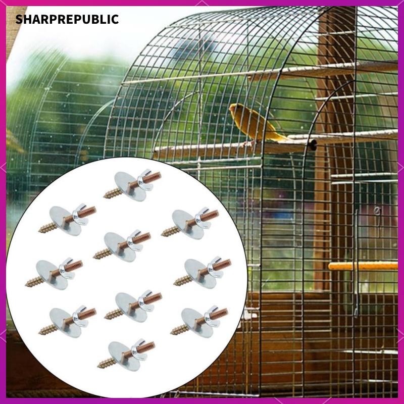[Sharprepublic] 10 ชิ้น Bird Cage Perch และ Nuts สําหรับ Bird Stand การออกกําลังกาย