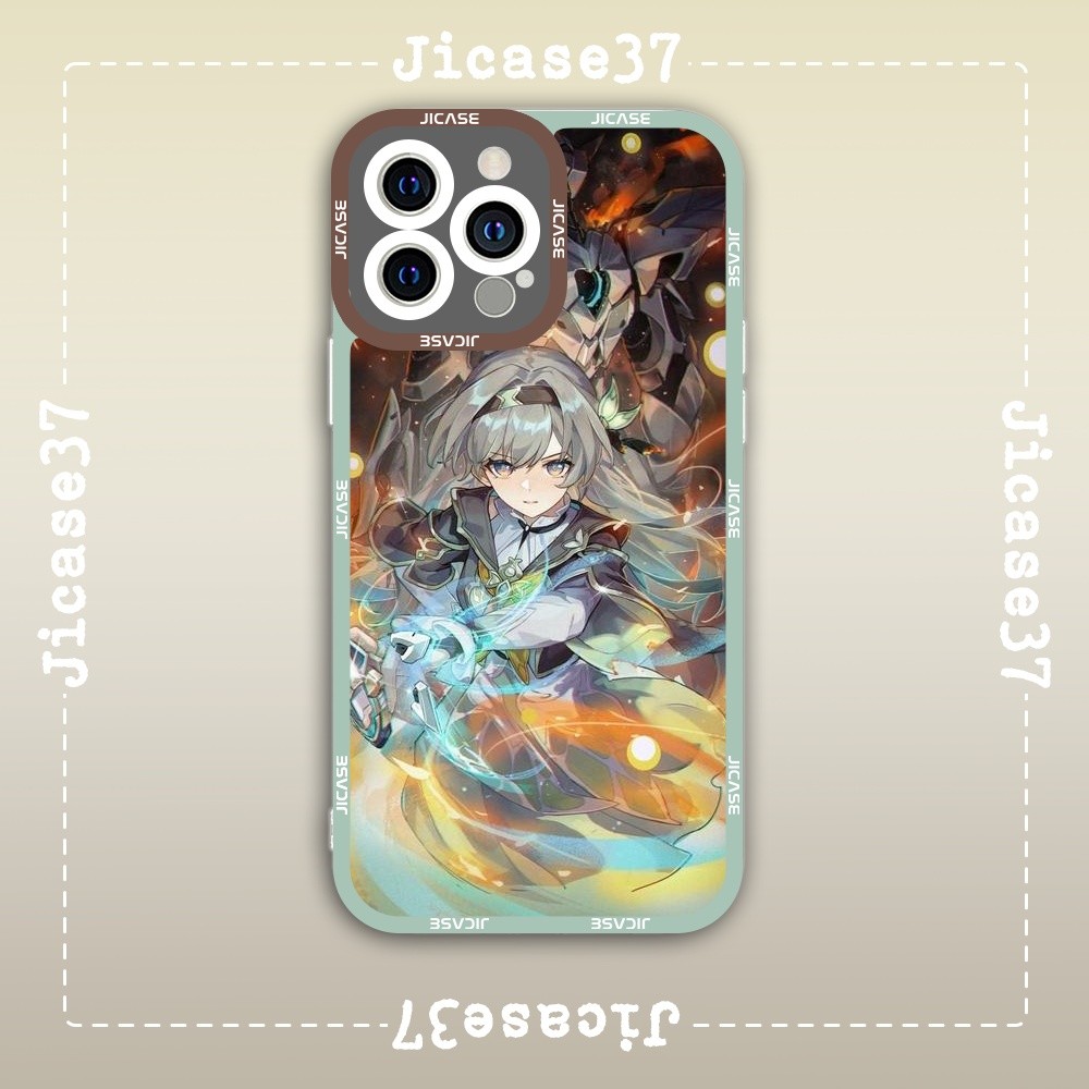 Samsung Xiaomi Oppo Honkai Star Rail Firefly Square Edge เคส iPhone