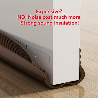 Ultra thin Door Bottom Seal Door Seam Soundproof Strip Mute with Stickers Water Retaining windproof