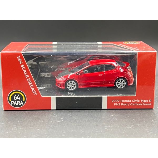 PARA64 2007 Honda Civic Type R FN2 Red/carbon hood